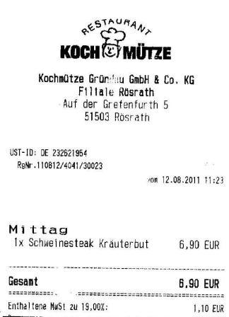 imck Hffner Kochmtze Restaurant